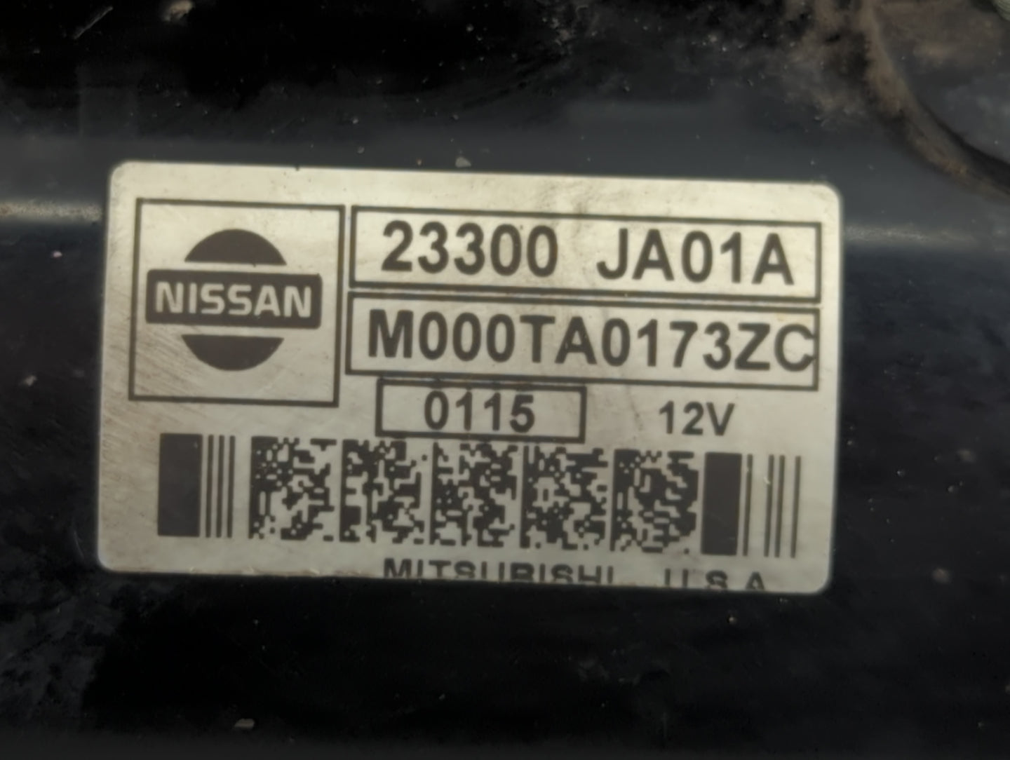 2007-2013 Nissan Altima Car Starter Motor Solenoid OEM P/N:M000TA0173ZC 23300 JA01A Fits Fits 2007 2008 2009 2010 2011 2012 