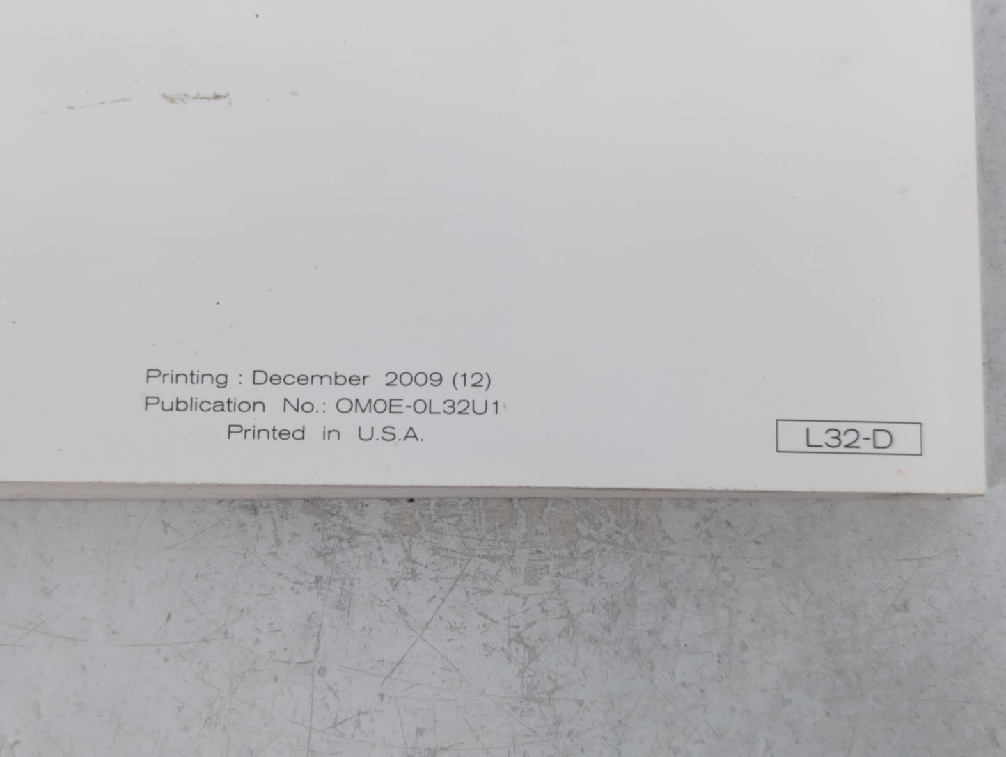 2010 Nissan Altima Owners Manual Book Guide P/N:OM0E-OL32U1 OEM Used Auto Parts - Oemusedautoparts1.com