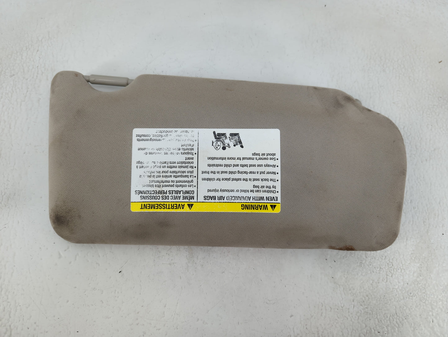 2010-2012 Nissan Altima Sun Visor Shade Replacement Driver Left Mirror Fits Fits 2010 2011 2012 OEM Used Auto Parts - Oemuse