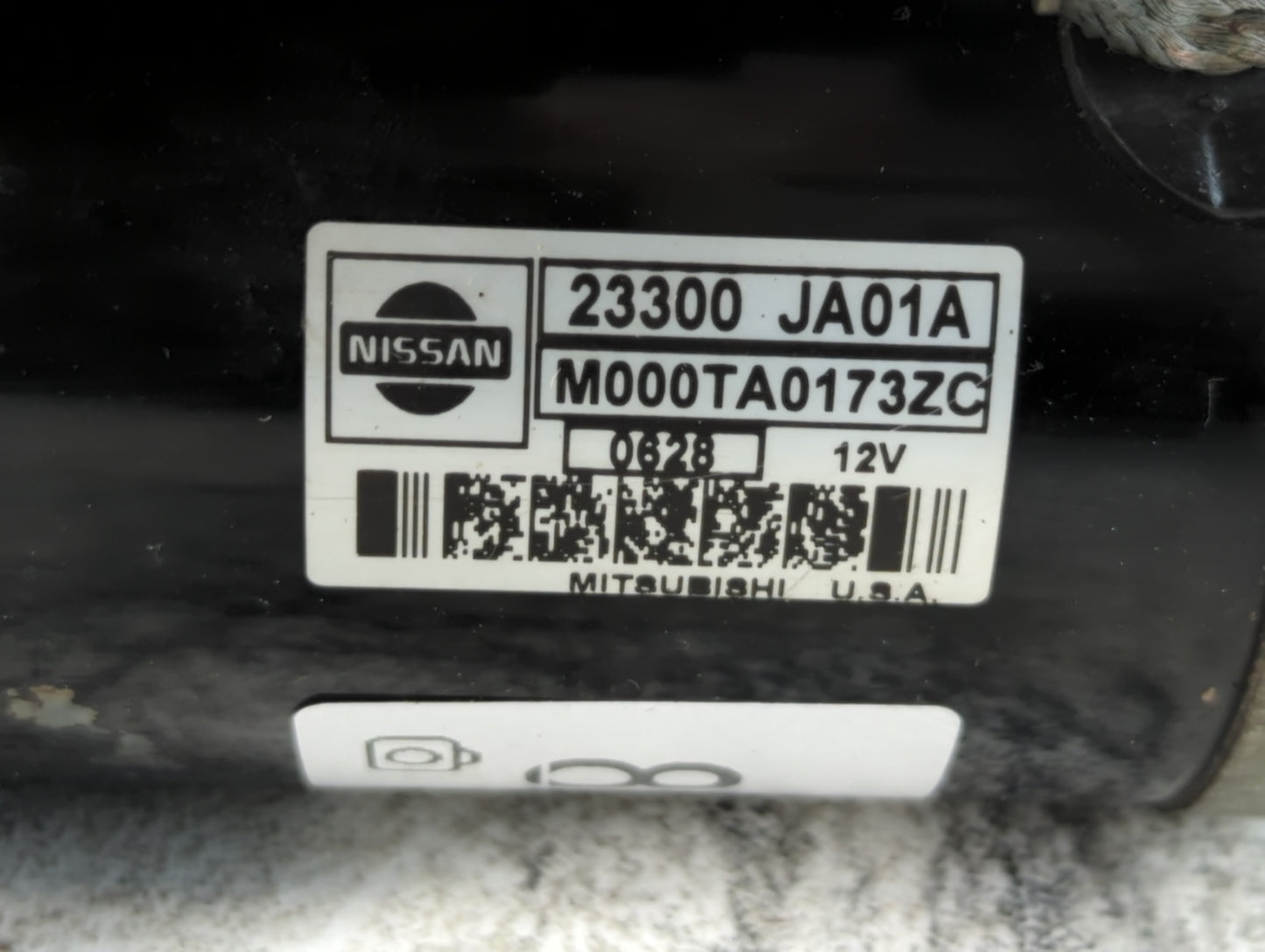 2007-2013 Nissan Altima Car Starter Motor Solenoid OEM P/N:23300 JA01A Fits Fits 2007 2008 2009 2010 2011 2012 2013 OEM Used