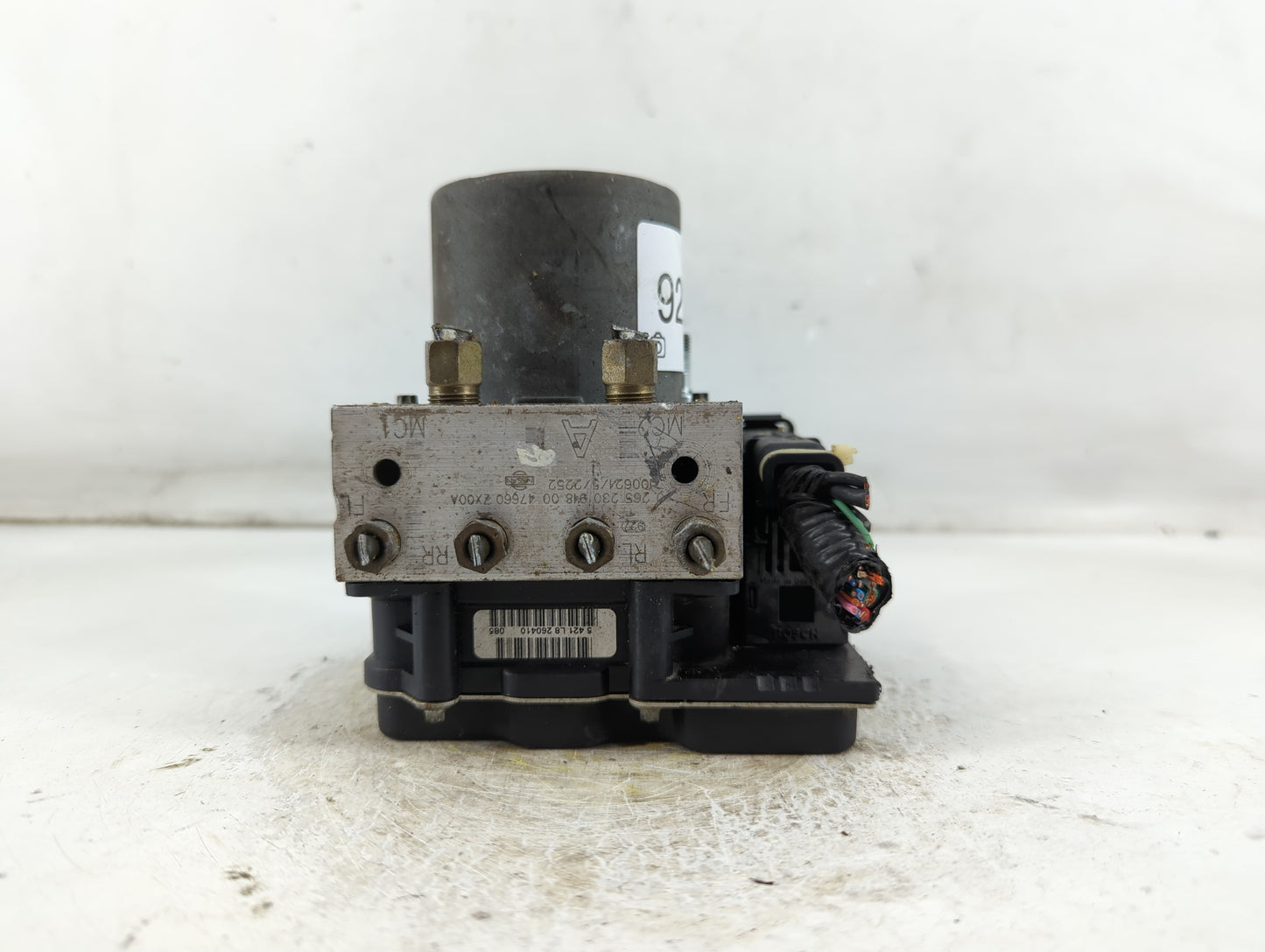 2010 Nissan Altima ABS Pump Control Module Replacement P/N:0 265 230 918 00 47660 ZX00A Fits OEM Used Auto Parts - Oemusedau