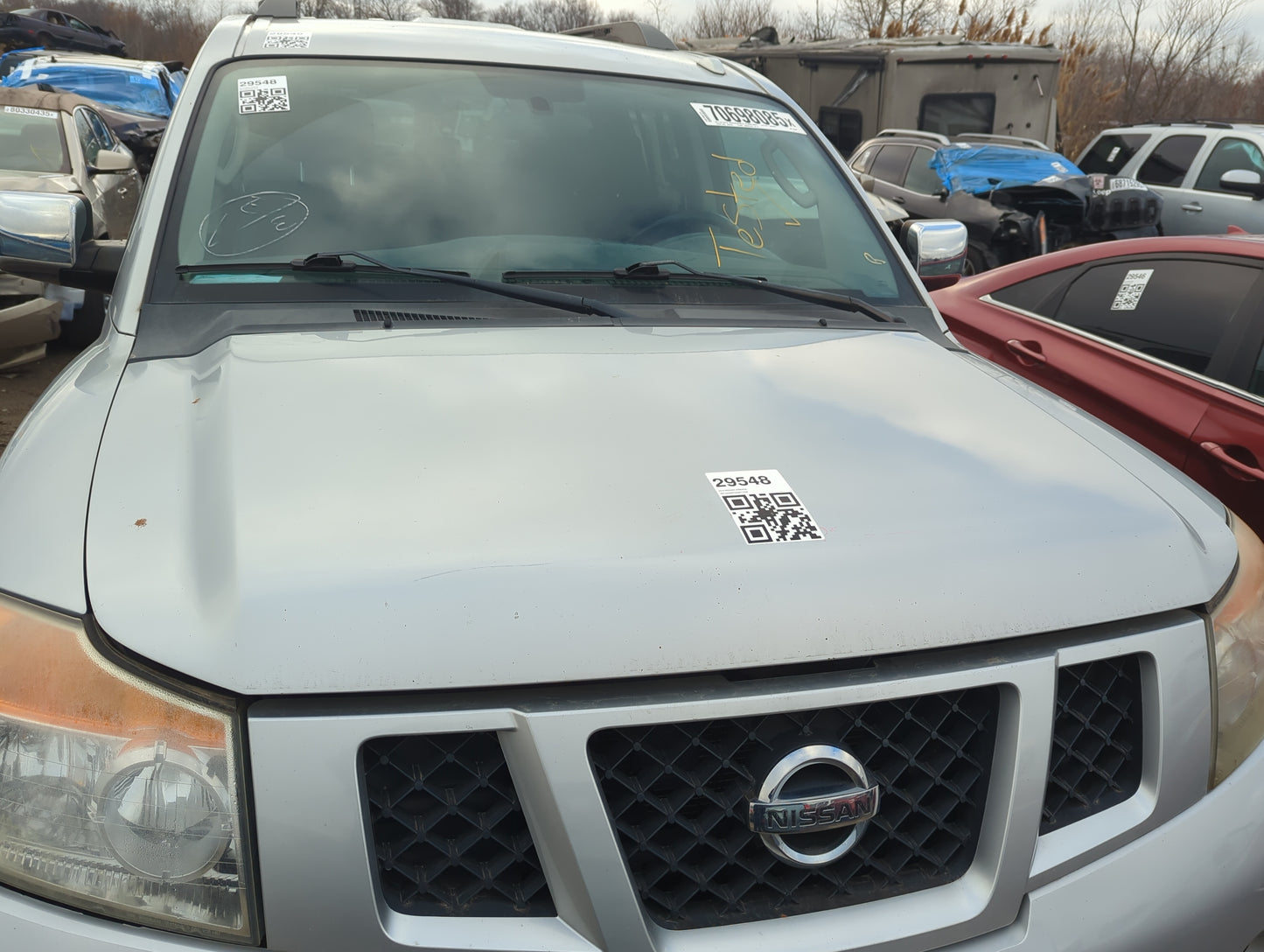2005-2015 Nissan Armada Hood Oem - Oemusedautoparts1.com