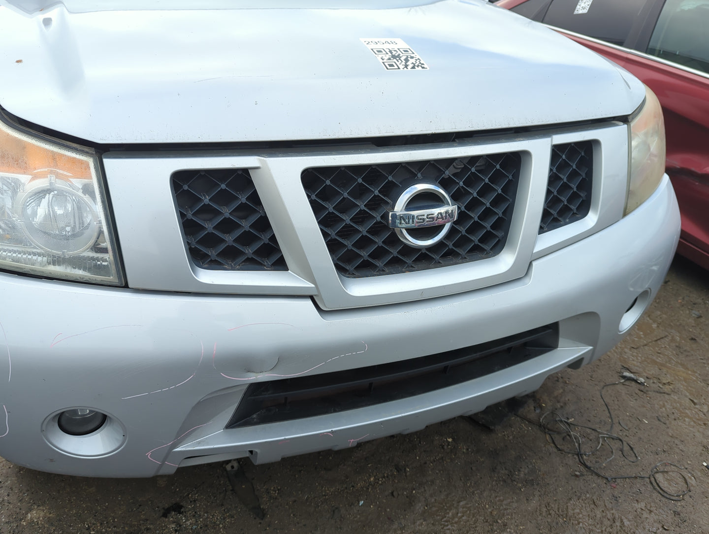 2008-2015 Nissan Armada Front Grille Bumper Not Included - Oemusedautoparts1.com