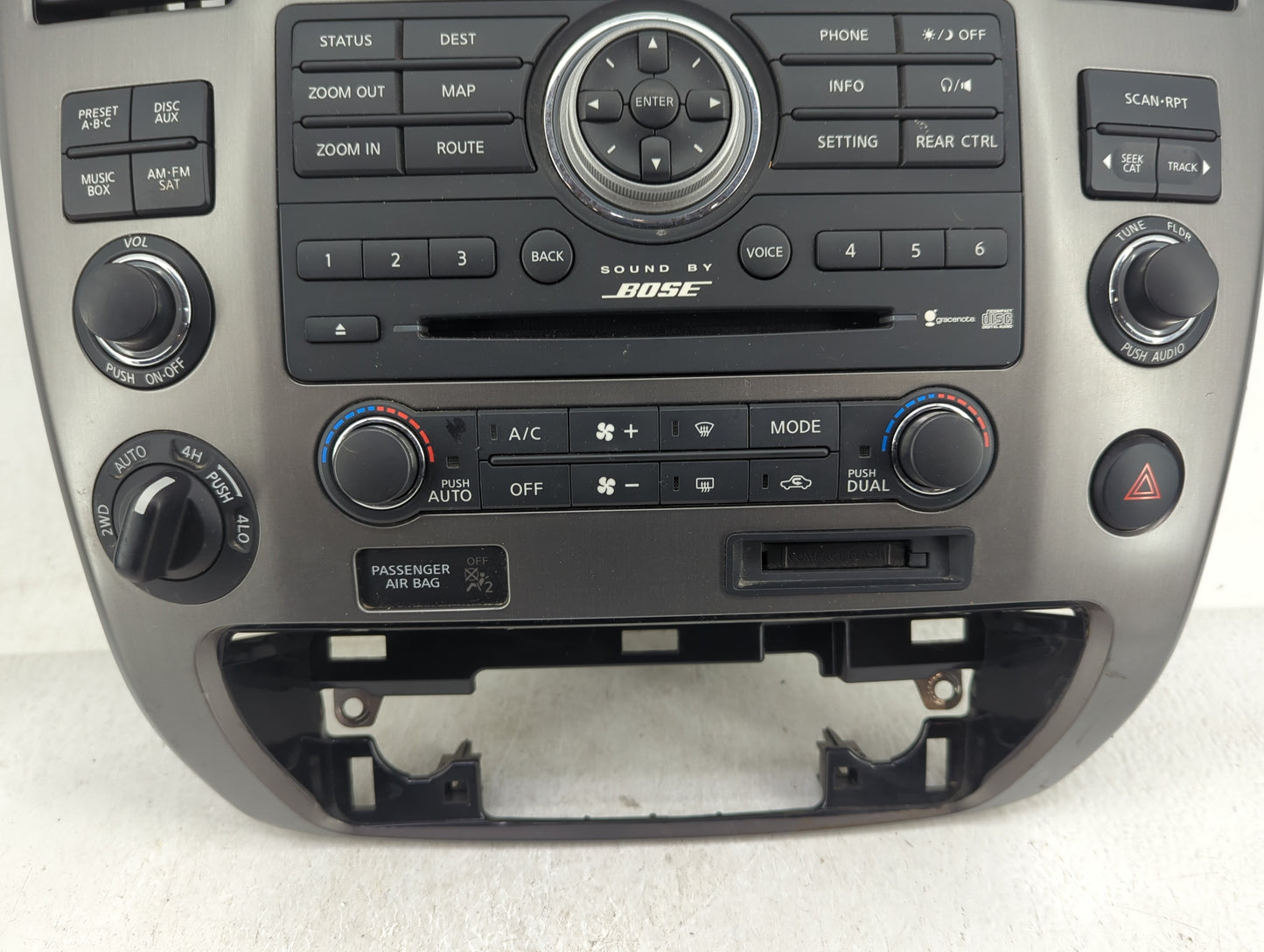 2010-2012 Nissan Armada Radio Control Panel - Oemusedautoparts1.com