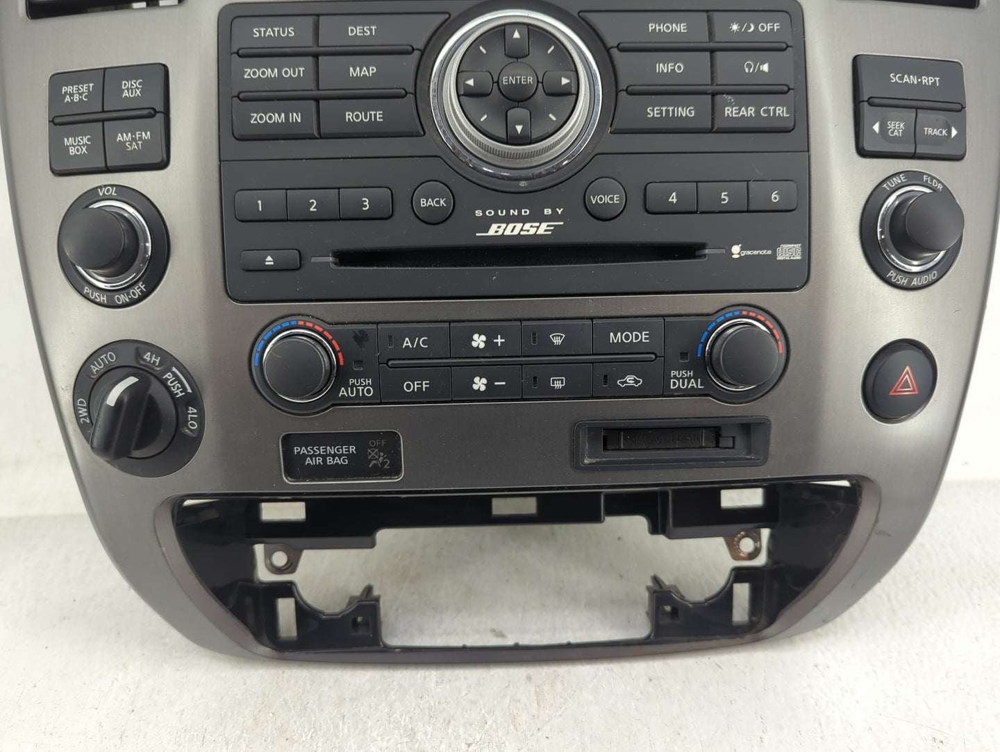 2010-2012 Nissan Armada Radio Control Panel - Oemusedautoparts1.com