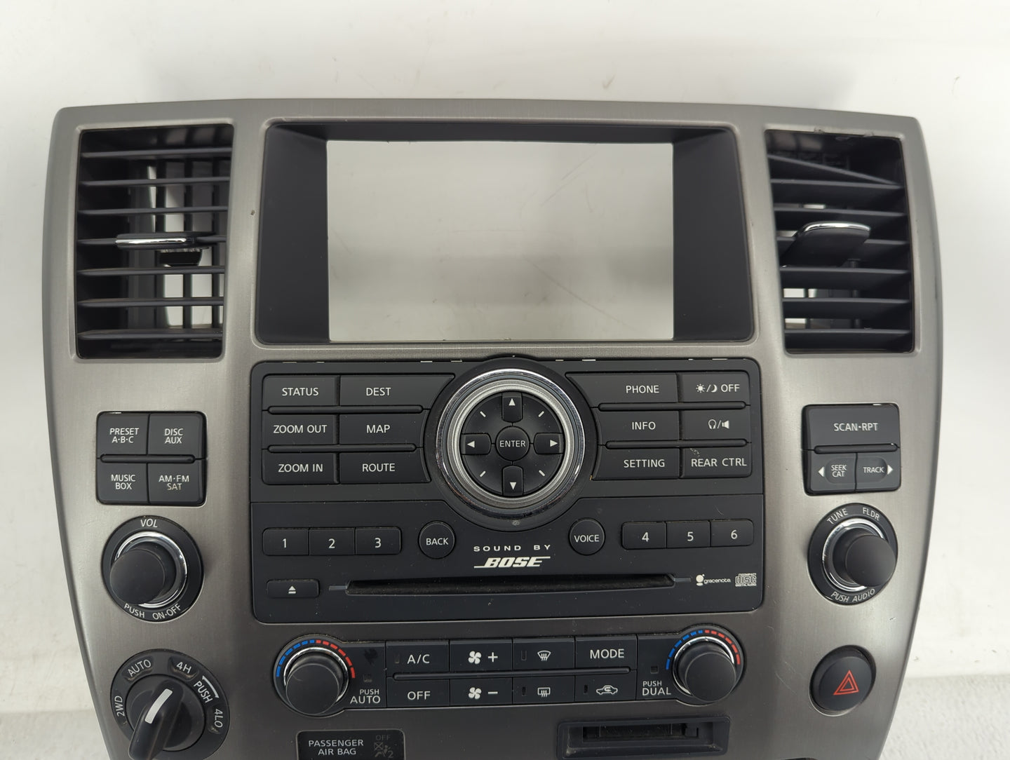 2010-2012 Nissan Armada Radio Control Panel - Oemusedautoparts1.com