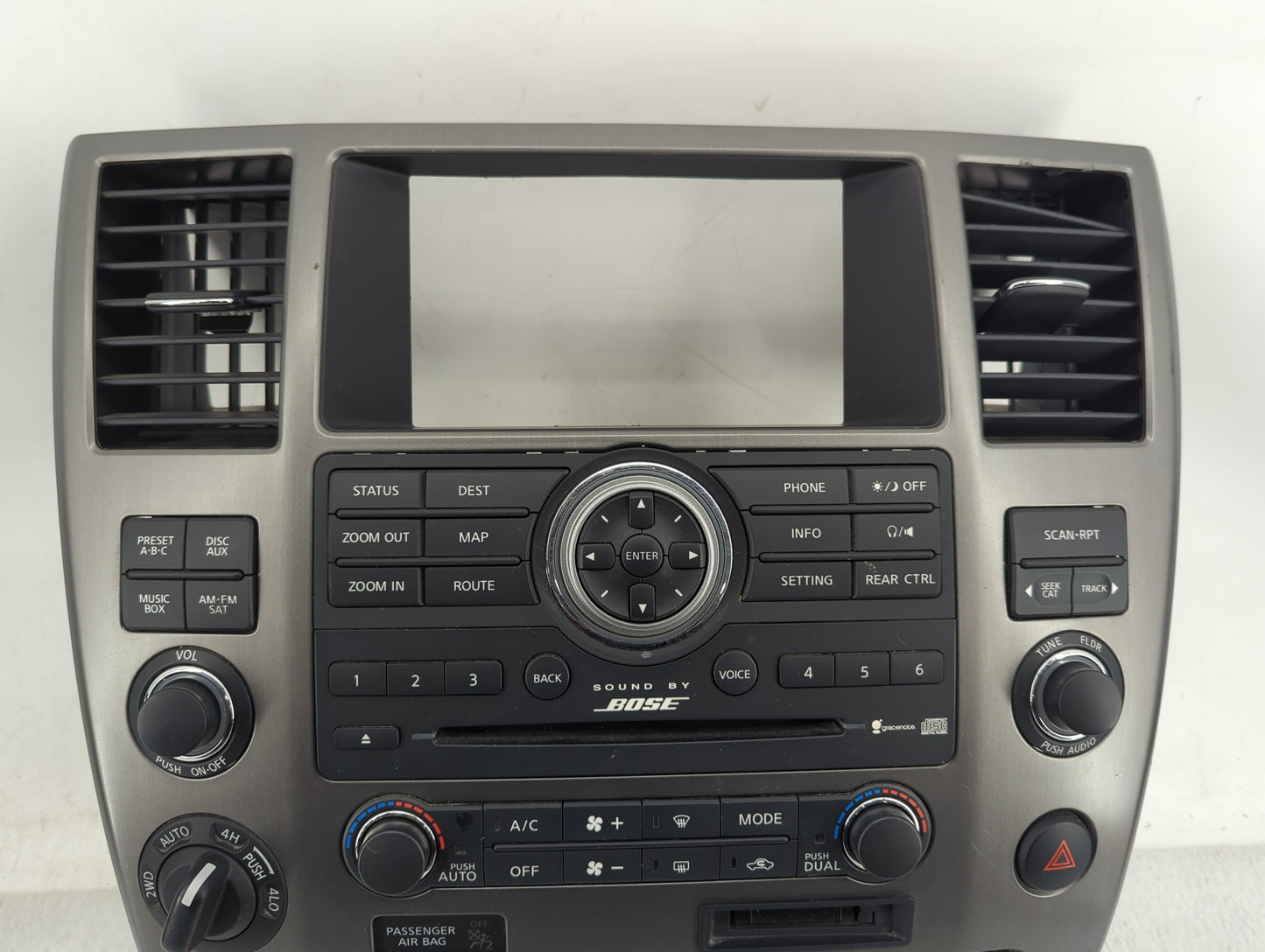 2010-2012 Nissan Armada Radio Control Panel - Oemusedautoparts1.com