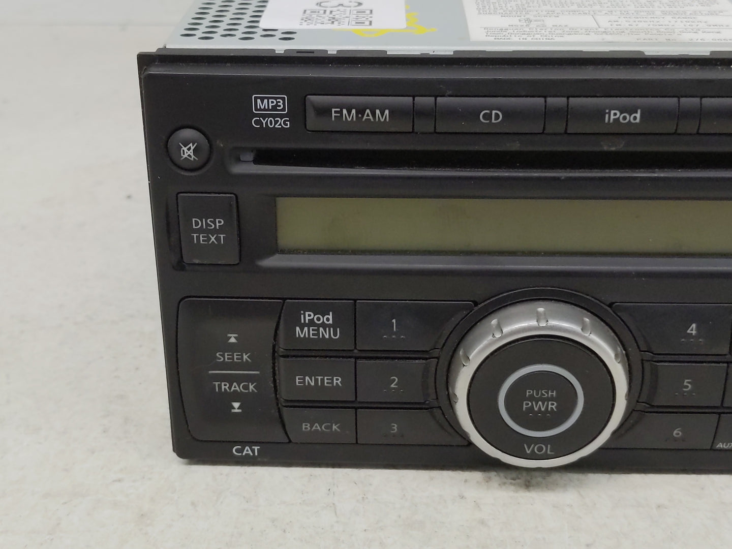2009-2012 Nissan Cube Radio AM FM Cd Player Receiver Replacement P/N:28185 1FC0D Fits Fits 2009 2010 2011 2012 OEM Used Auto