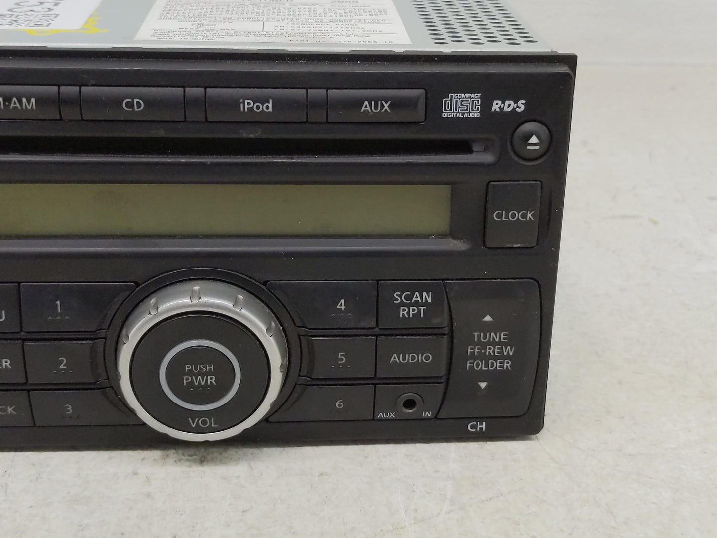 2009-2012 Nissan Cube Radio AM FM Cd Player Receiver Replacement P/N:28185 1FC0D Fits Fits 2009 2010 2011 2012 OEM Used Auto
