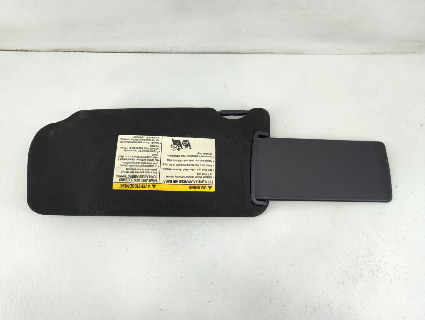2009-2012 Nissan Maxima Sun Visor Shade Replacement Passenger Right Mirror Fits Fits 2009 2010 2011 2012 OEM Used Auto Parts