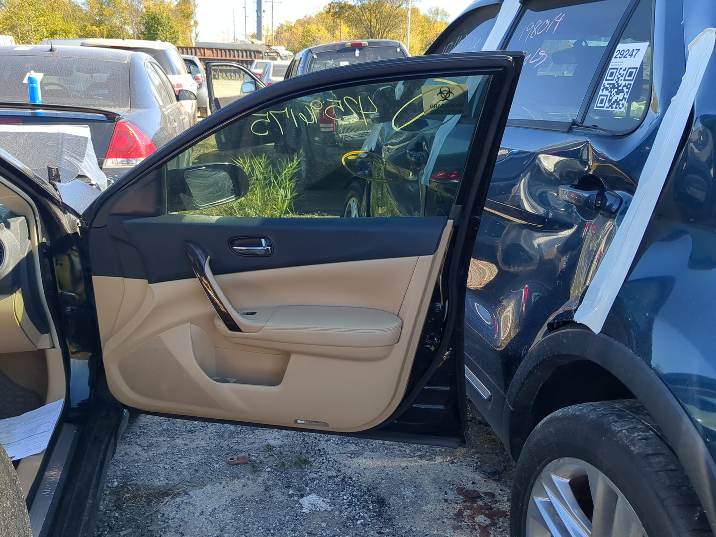 2009-2014 Nissan Maxima Passenger Front Door Oem - Oemusedautoparts1.com