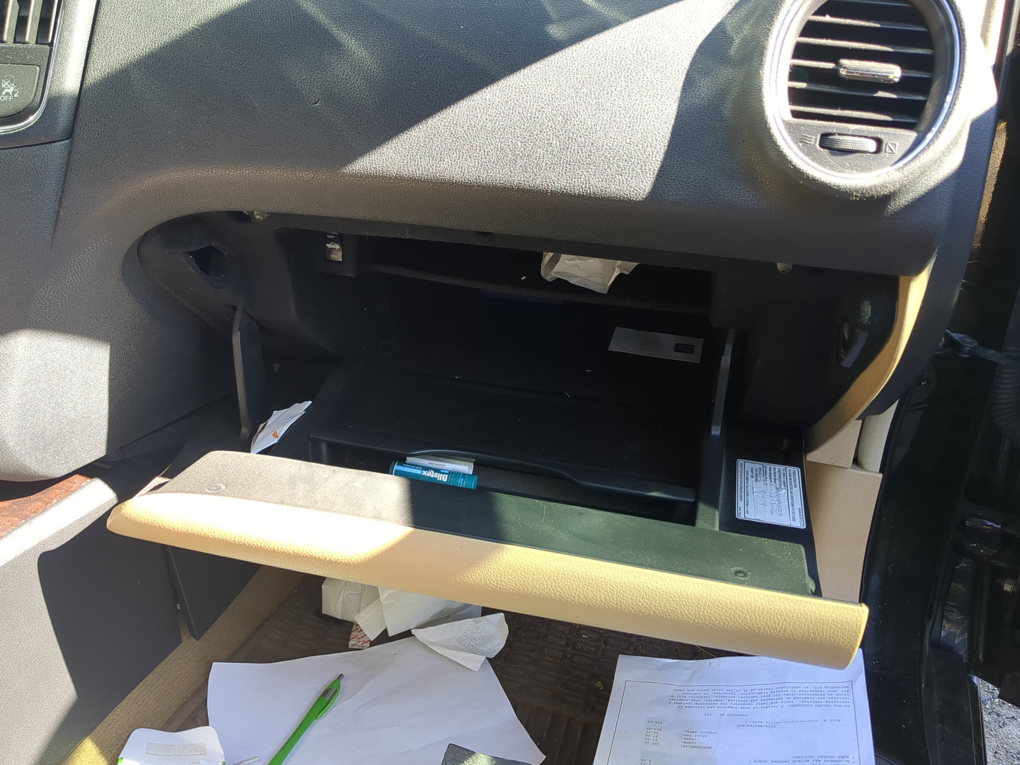 2010 Nissan Maxima Passenger Glove Box Door Storage Compartment - Oemusedautoparts1.com