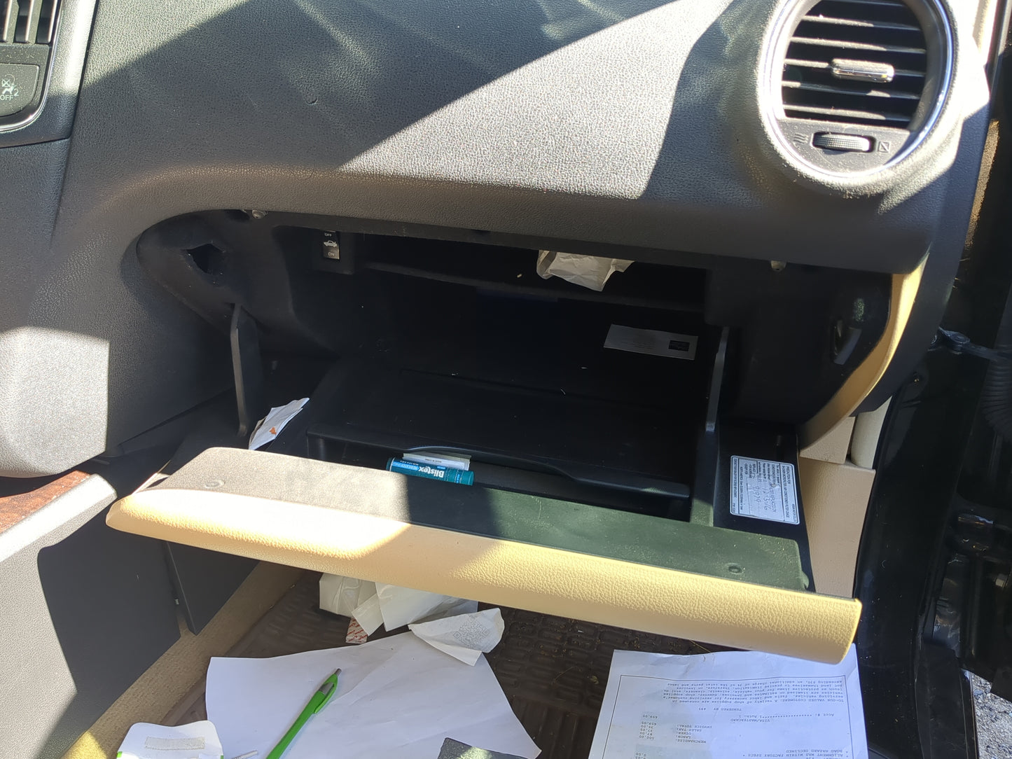 2010 Nissan Maxima Passenger Glove Box Door Storage Compartment - Oemusedautoparts1.com
