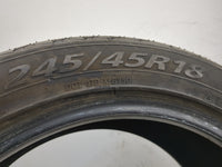 Used Tire 245/45R18 SENTURY UHP 100W - Tread Depth 9.5/32 - Oemusedautoparts1.com