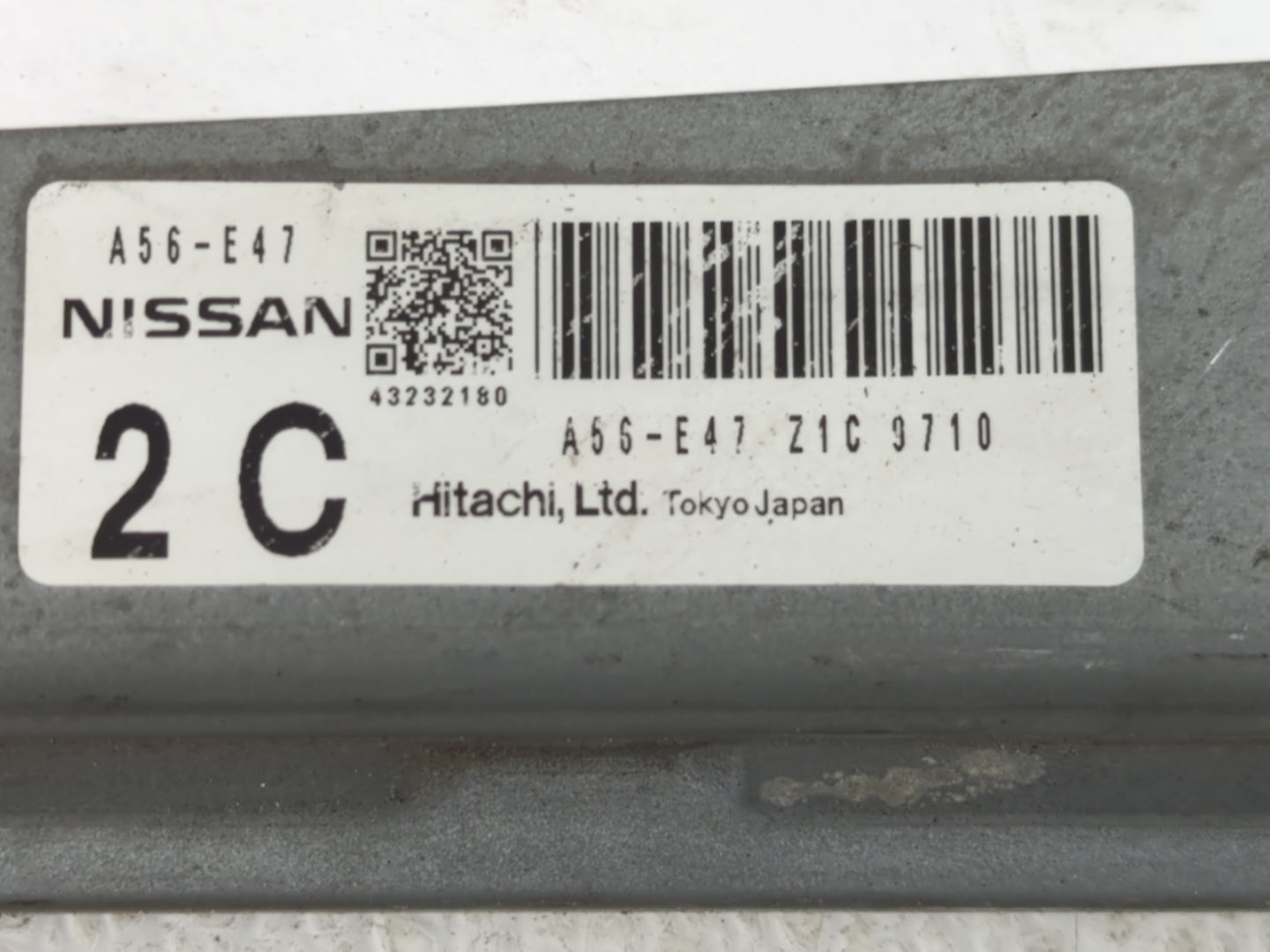 2010 Nissan Maxima PCM Engine Control Computer ECU ECM PCU OEM P/N:A66-E47 Z1C 9710 Fits OEM Used Auto Parts - Oemusedautopa