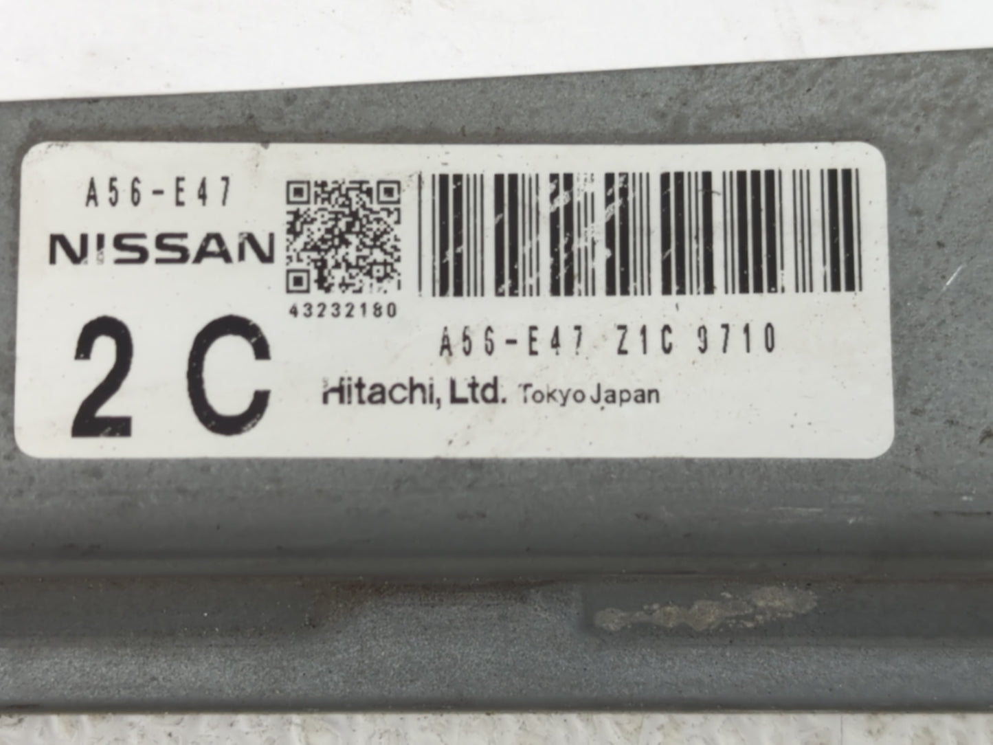2010 Nissan Maxima PCM Engine Control Computer ECU ECM PCU OEM P/N:A66-E47 Z1C 9710 Fits OEM Used Auto Parts - Oemusedautopa