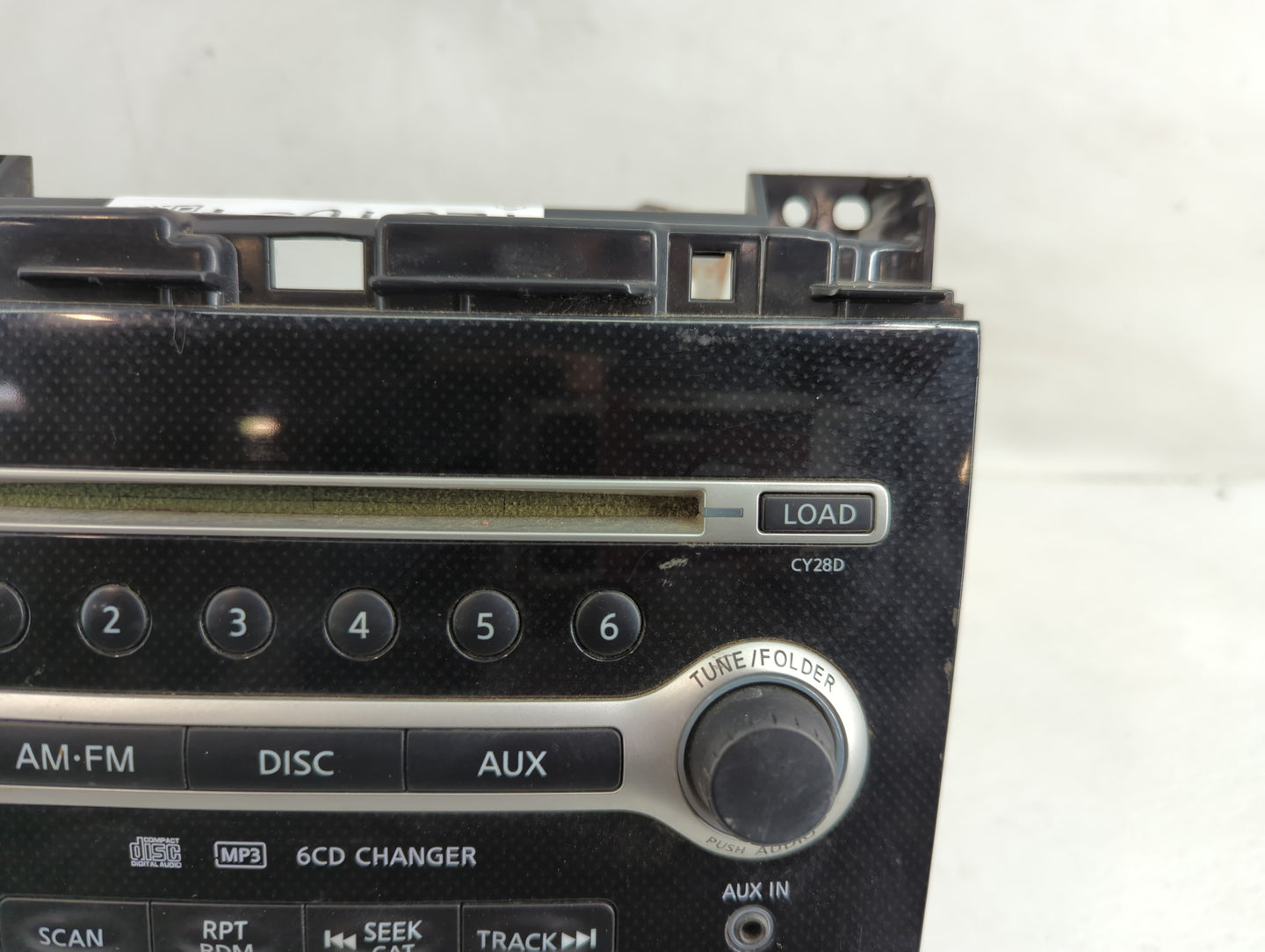 2009-2010 Nissan Maxima Radio AM FM Cd Player Receiver Replacement P/N:28185 9N00A Fits Fits 2009 2010 OEM Used Auto Parts -