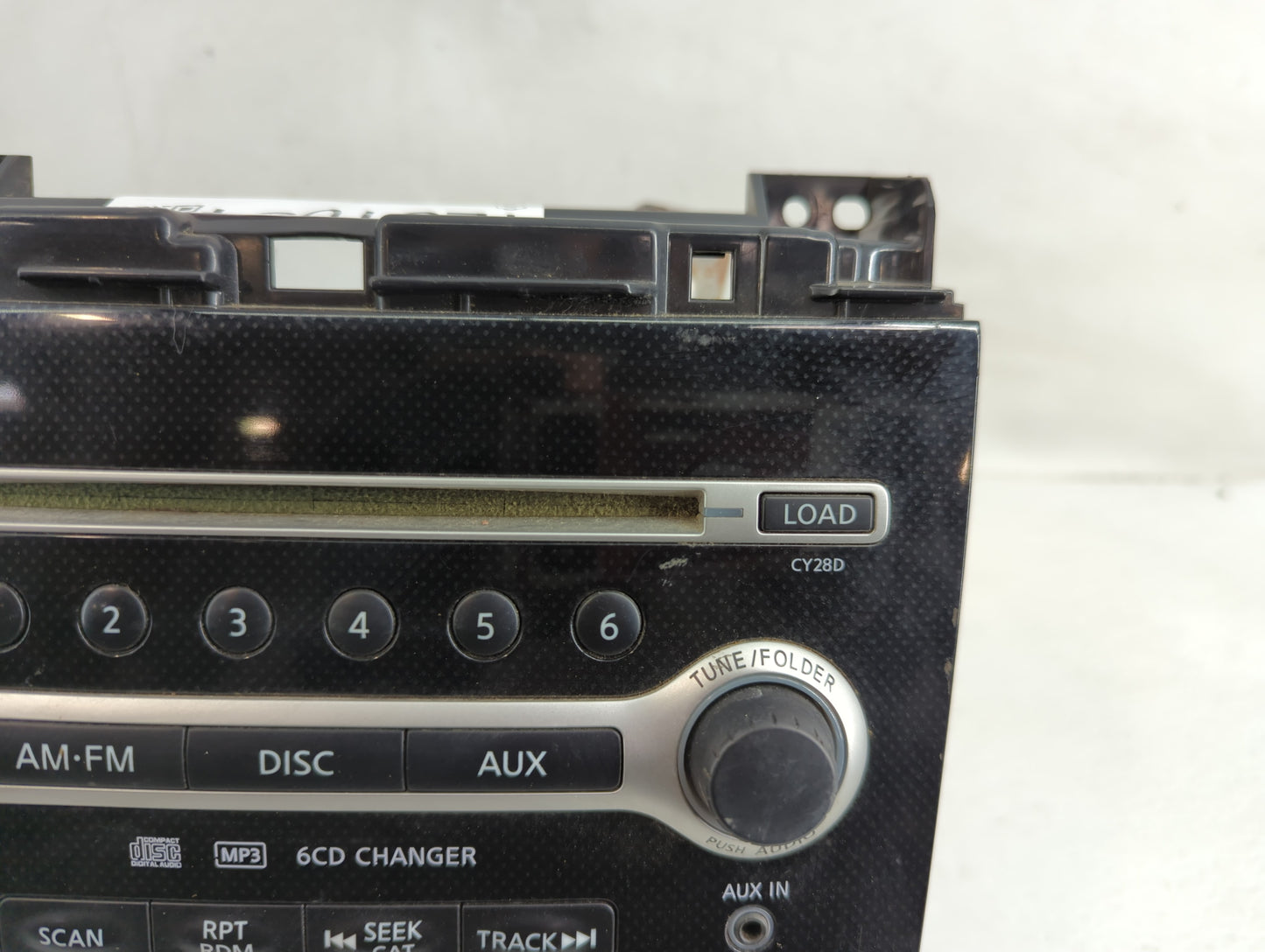 2009-2010 Nissan Maxima Radio AM FM Cd Player Receiver Replacement P/N:28185 9N00A Fits Fits 2009 2010 OEM Used Auto Parts -