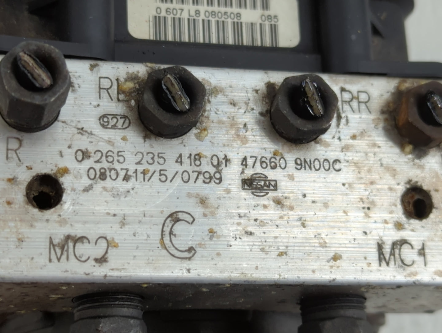 2009-2010 Nissan Maxima ABS Pump Control Module Replacement P/N:0 265 235 418 Fits Fits 2009 2010 OEM Used Auto Parts - Oemu