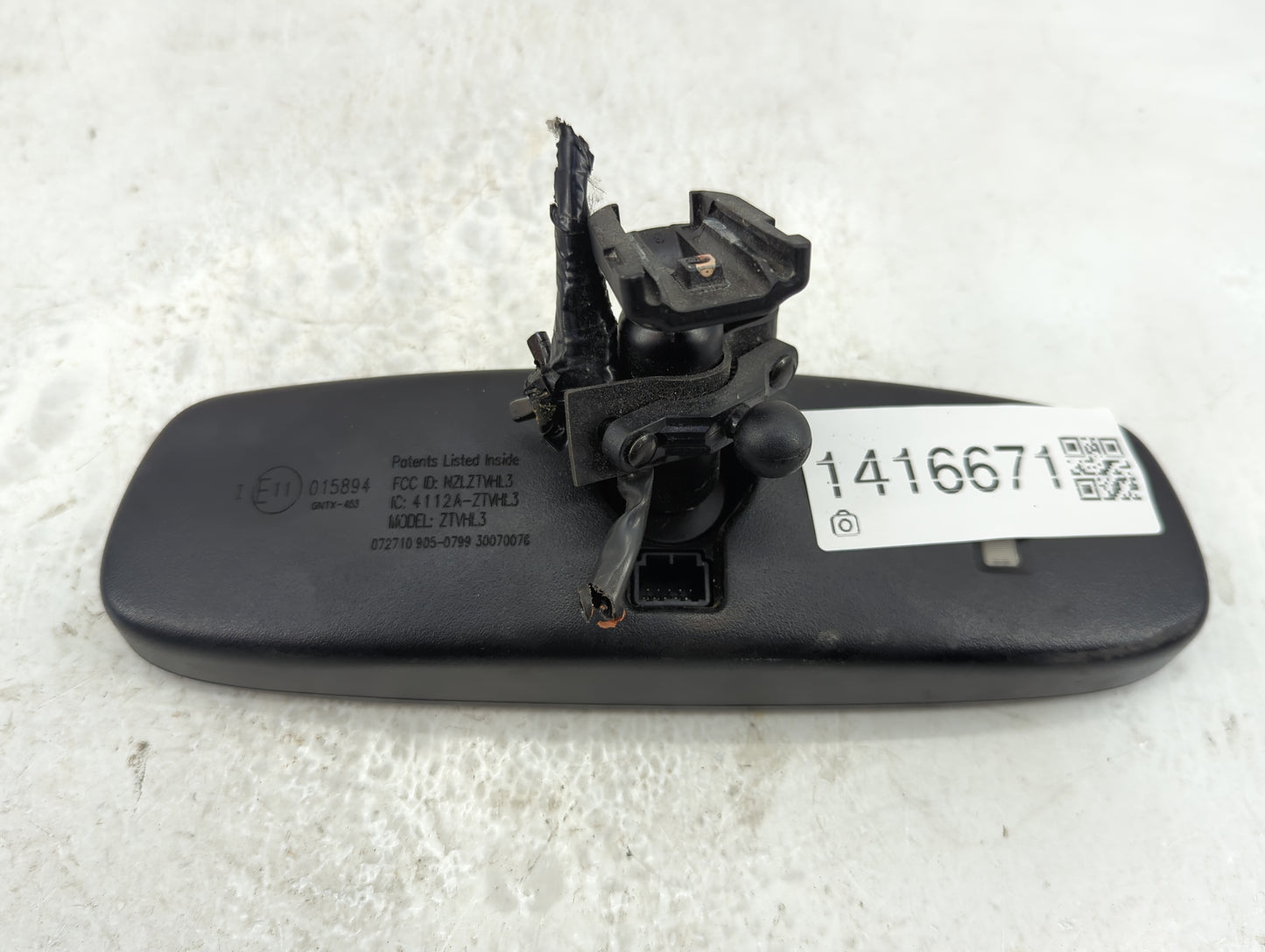 2009-2013 Nissan Maxima Interior Rear View Mirror Replacement OEM P/N:4112A-ZTVHL3 Fits OEM Used Auto Parts - Oemusedautopar