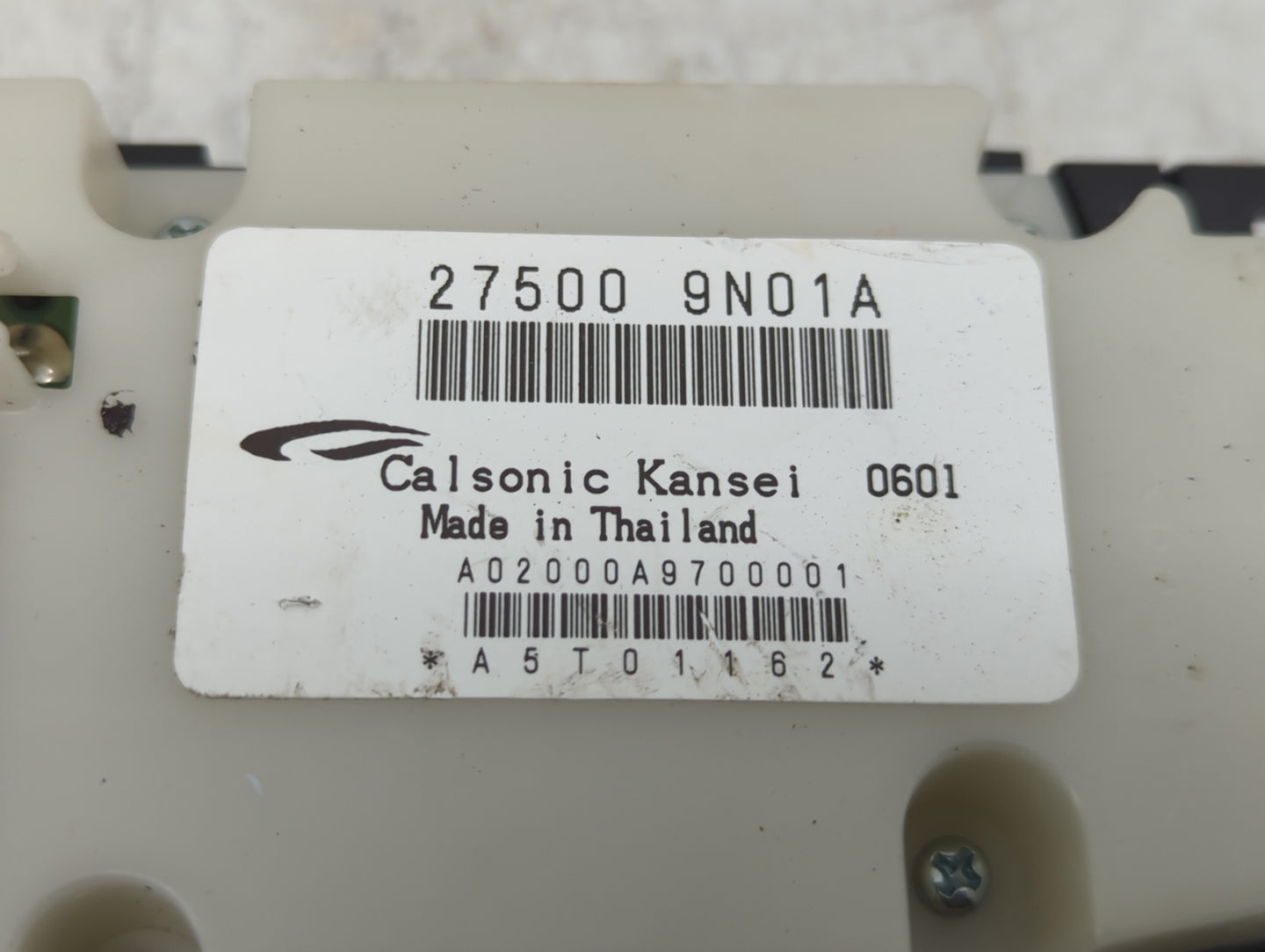 2009-2014 Nissan Maxima Climate Control Module Temperature AC/Heater Replacement P/N:27500 9N01A Fits OEM Used Auto Parts - 