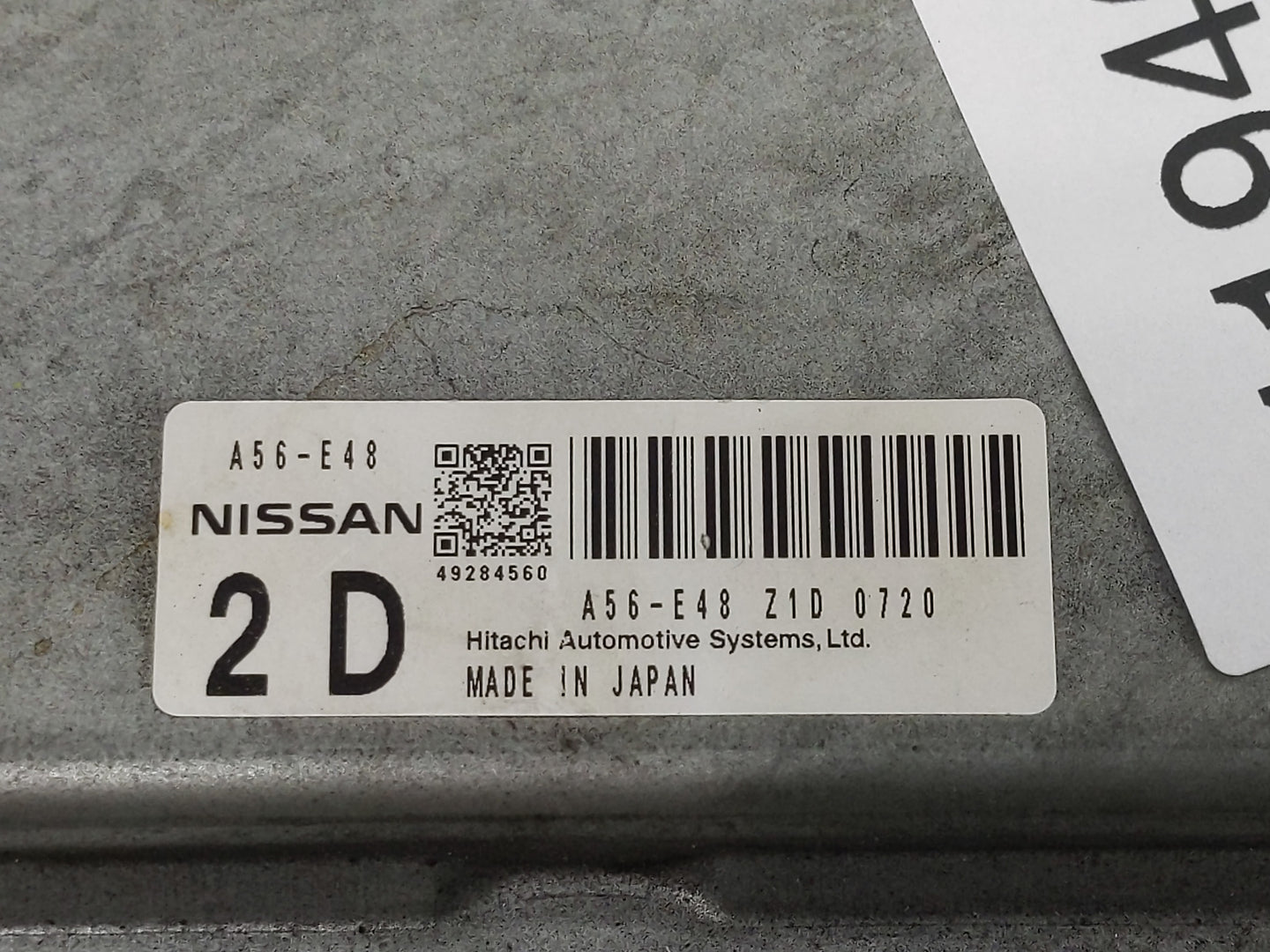 2010 Nissan Maxima PCM Engine Control Computer ECU ECM PCU OEM P/N:A56-E48 Fits OEM Used Auto Parts - Oemusedautoparts1.com