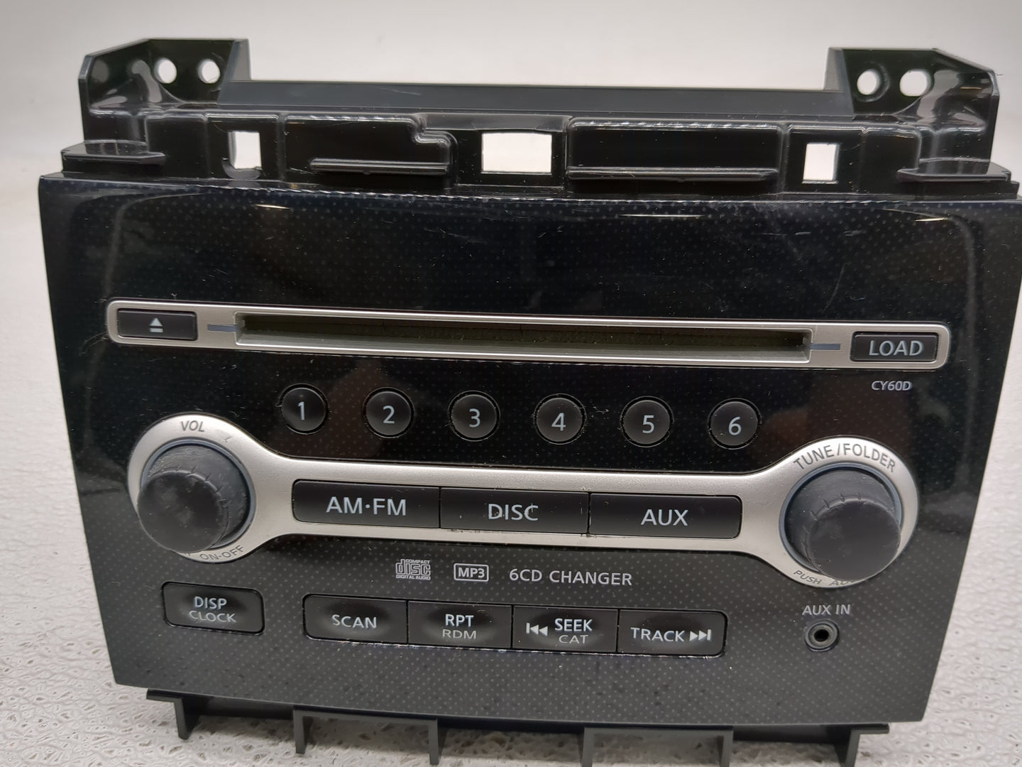 2009-2010 Nissan Maxima Radio AM FM Cd Player Receiver Replacement P/N:28185 9N70B Fits Fits 2009 2010 OEM Used Auto Parts -