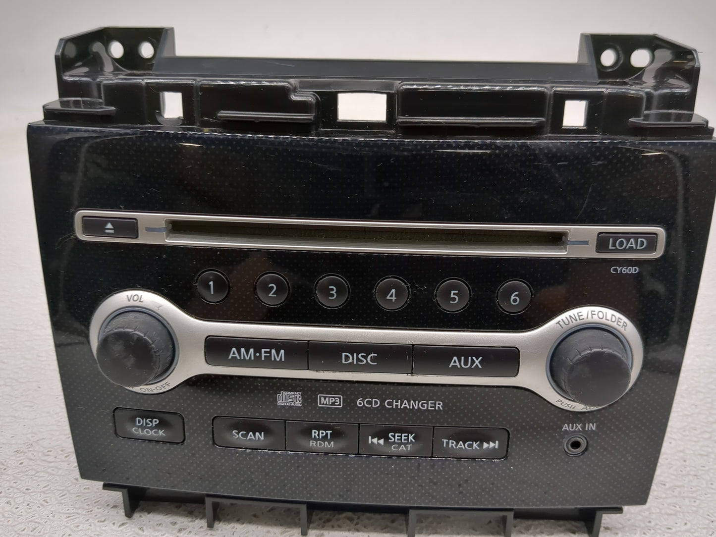 2009-2010 Nissan Maxima Radio AM FM Cd Player Receiver Replacement P/N:28185 9N70B Fits Fits 2009 2010 OEM Used Auto Parts -