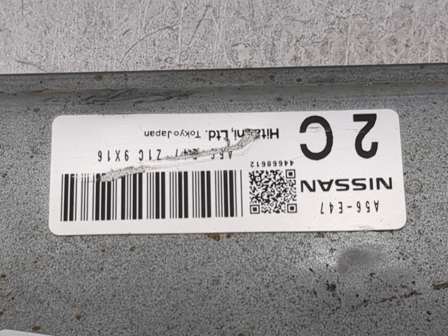 2010 Nissan Maxima PCM Engine Control Computer ECU ECM PCU OEM P/N:A56-E47 Fits OEM Used Auto Parts - Oemusedautoparts1.com