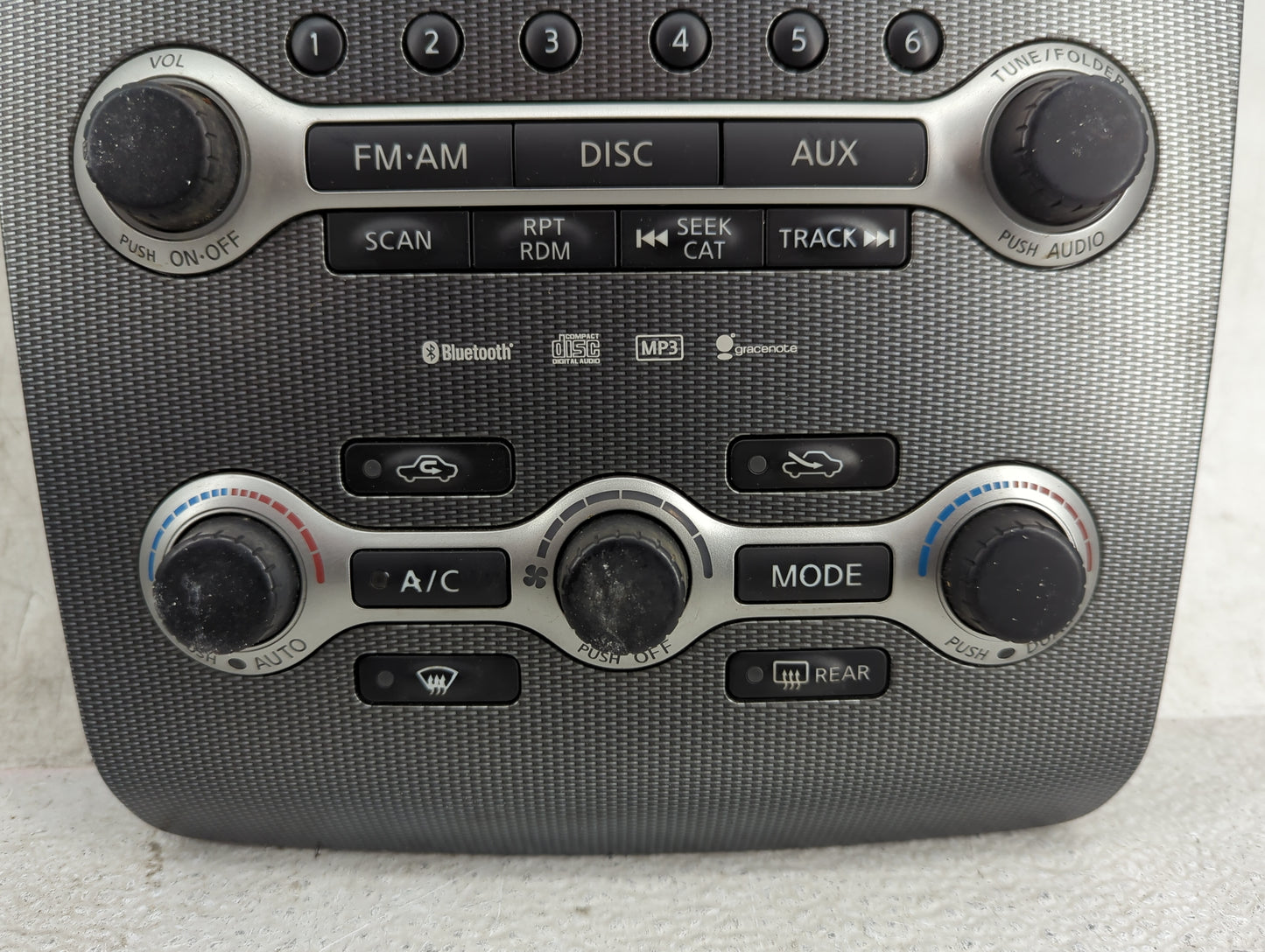 2010 Nissan Maxima Radio AM FM Cd Player Receiver Replacement P/N:F21PB974B Fits OEM Used Auto Parts - Oemusedautoparts1.com