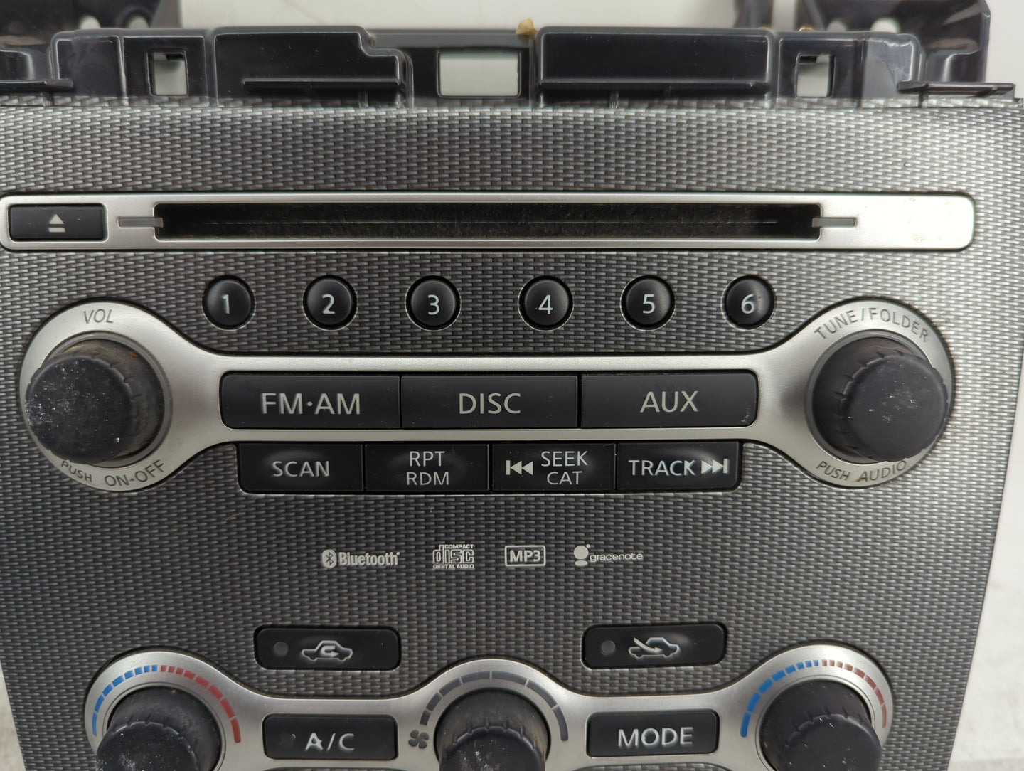 2010 Nissan Maxima Radio AM FM Cd Player Receiver Replacement P/N:F21PB974B Fits OEM Used Auto Parts - Oemusedautoparts1.com