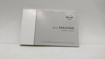compare product 2010 Nissan Maxima Owners Manual Book Guide OEM Used Auto Parts