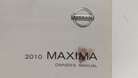 2010 Nissan Maxima Owners Manual Book Guide OEM Used Auto Parts - Oemusedautoparts1.com