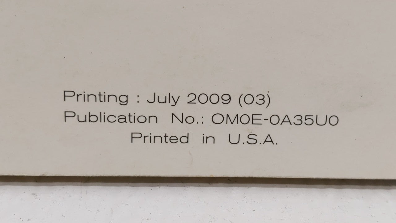 2010 Nissan Maxima Owners Manual Book Guide OEM Used Auto Parts - Oemusedautoparts1.com