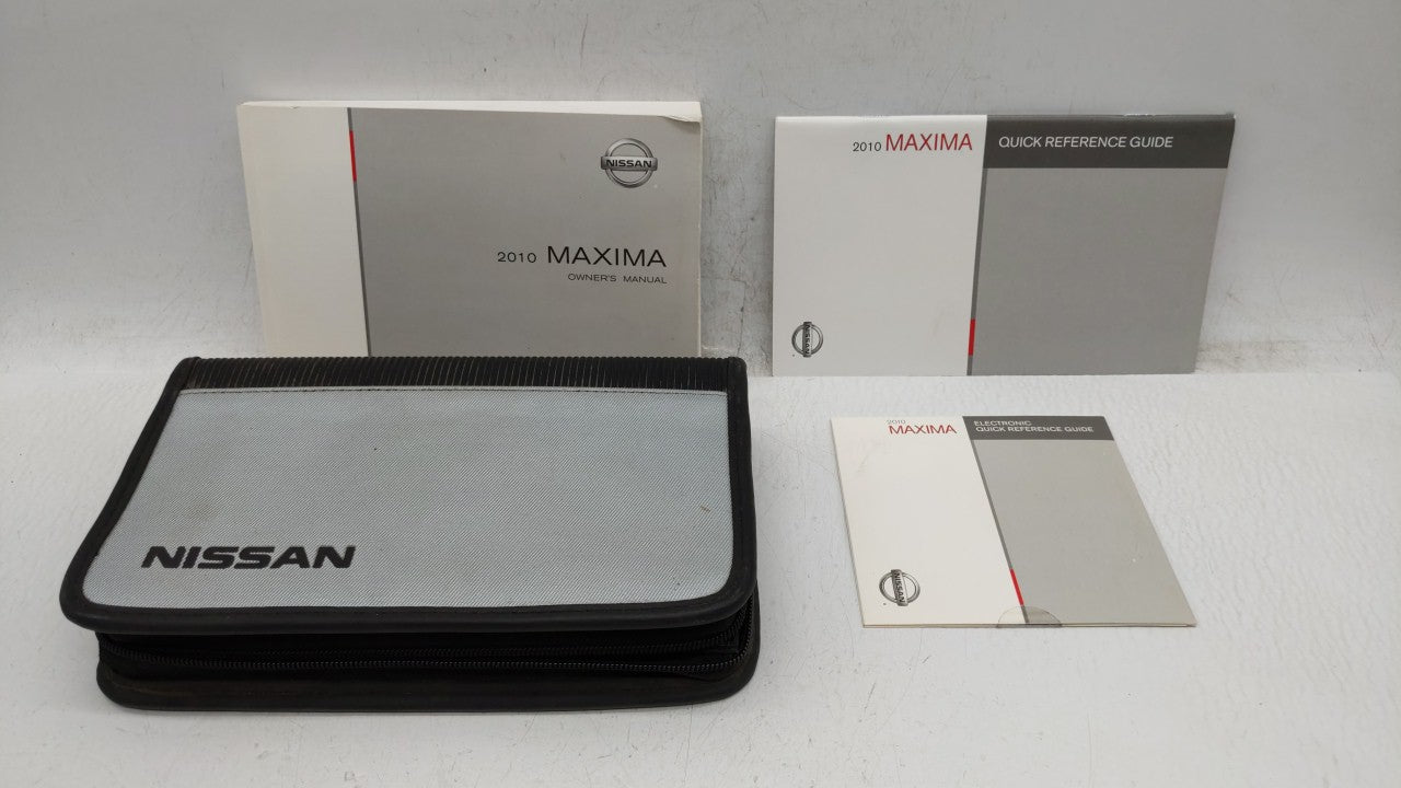 2010 Nissan Maxima Owners Manual Book Guide OEM Used Auto Parts - Oemusedautoparts1.com