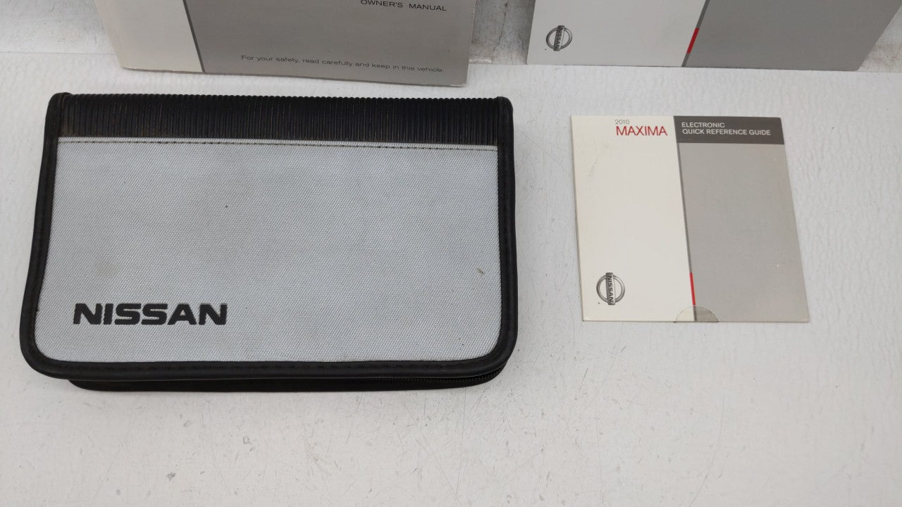 2010 Nissan Maxima Owners Manual Book Guide OEM Used Auto Parts - Oemusedautoparts1.com