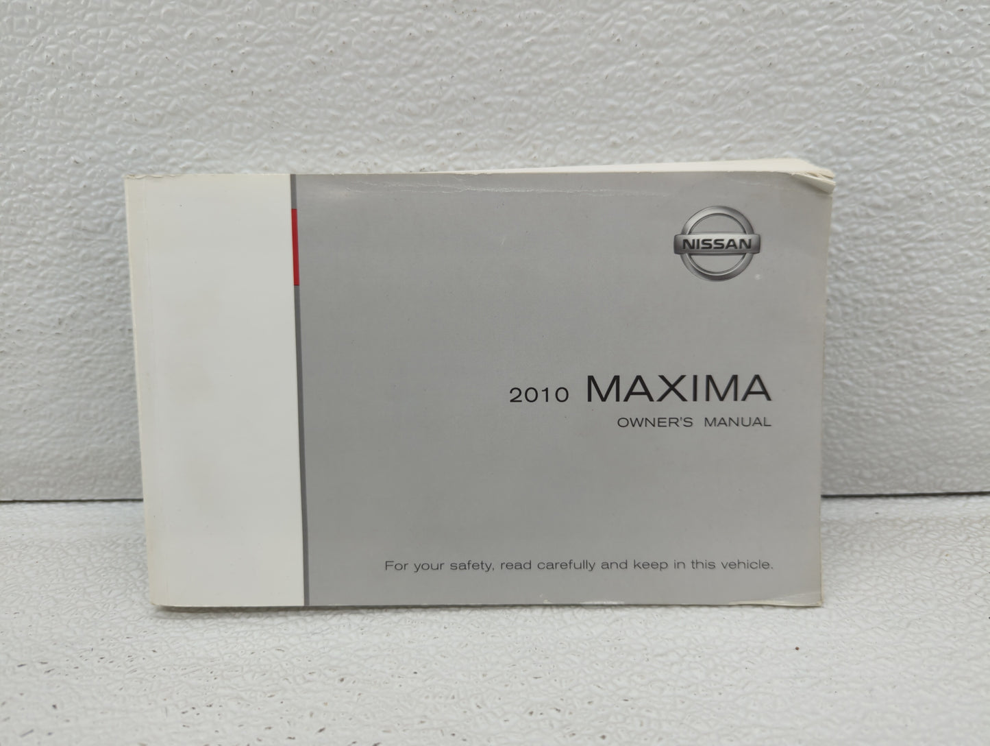 2010 Nissan Maxima Owners Manual Book Guide OEM Used Auto Parts - Oemusedautoparts1.com