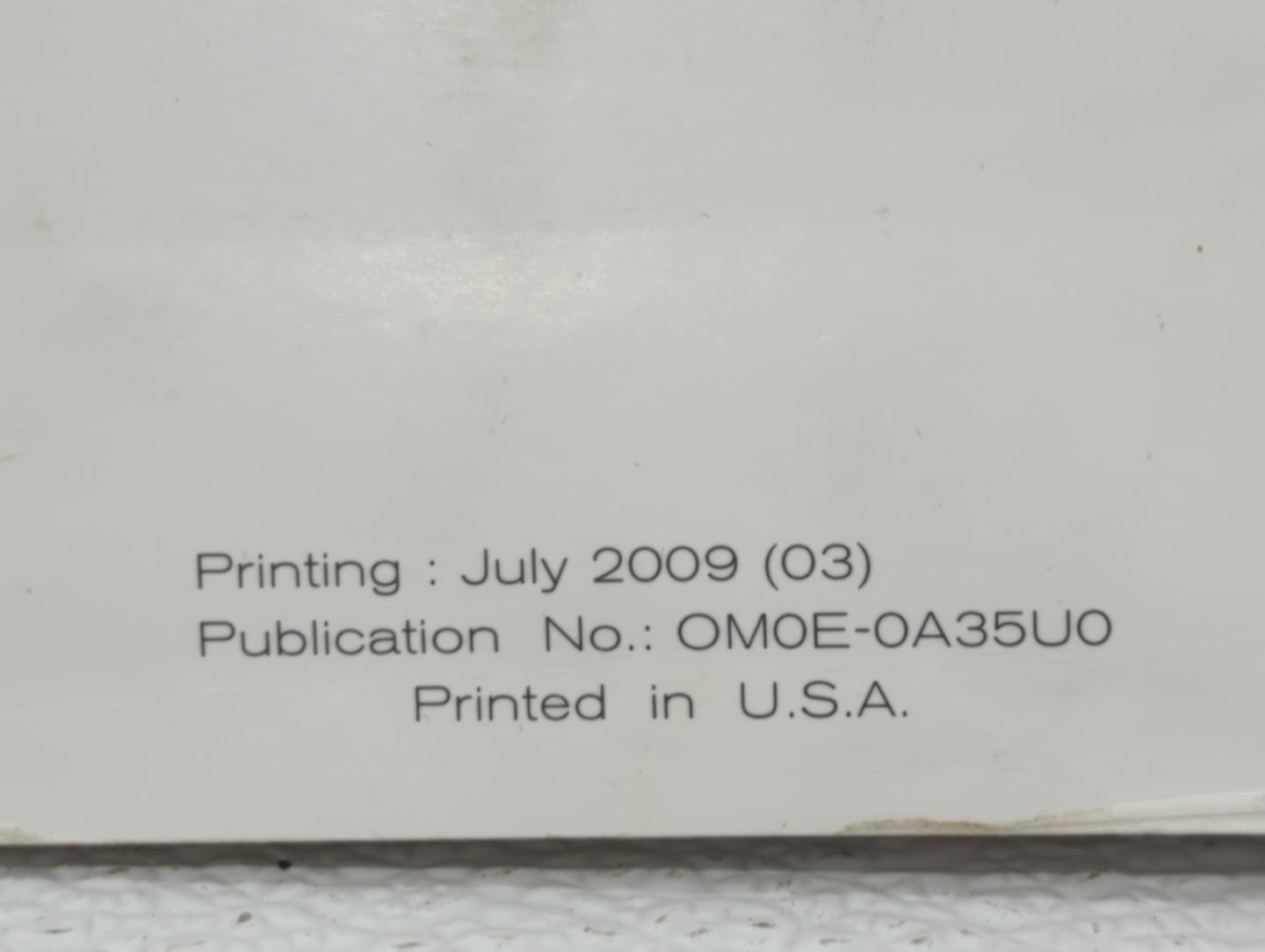 2010 Nissan Maxima Owners Manual Book Guide OEM Used Auto Parts - Oemusedautoparts1.com