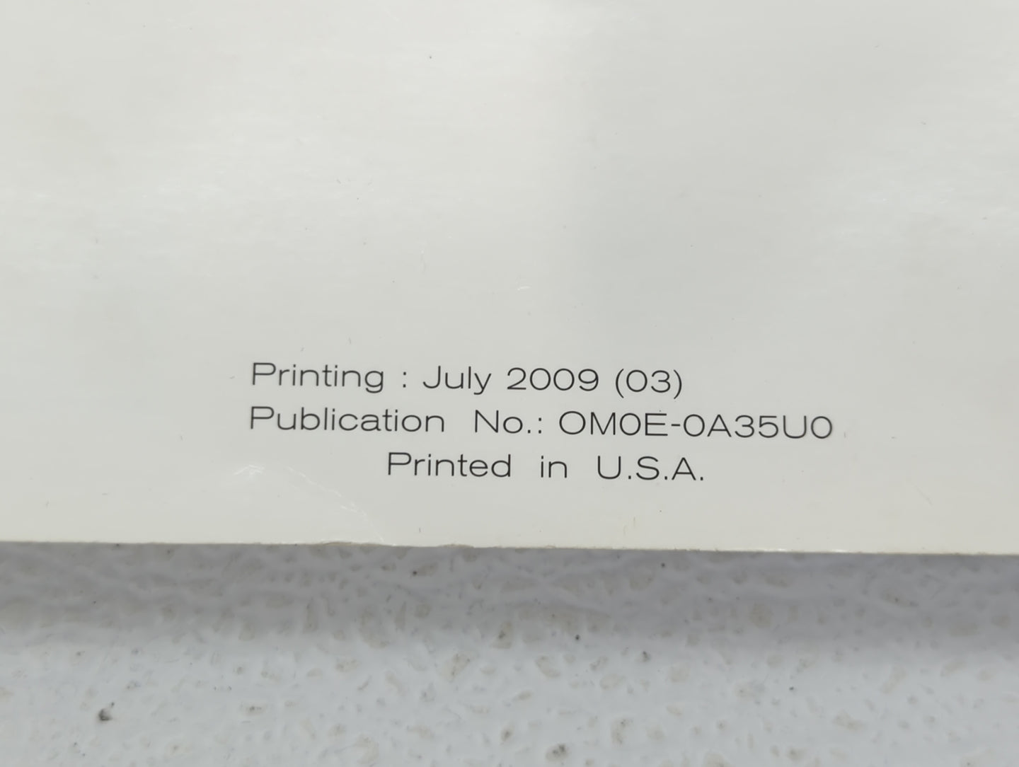 2010 Nissan Maxima Owners Manual Book Guide OEM Used Auto Parts - Oemusedautoparts1.com
