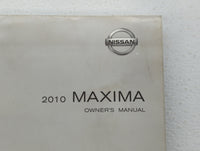 2010 Nissan Maxima Owners Manual Book Guide OEM Used Auto Parts - Oemusedautoparts1.com