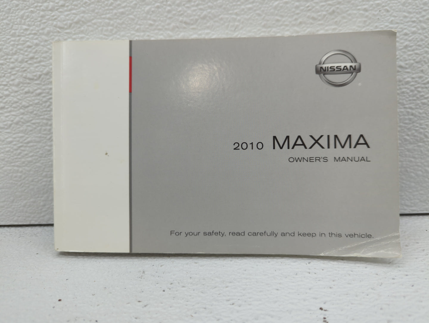 2010 Nissan Maxima Owners Manual Book Guide OEM Used Auto Parts - Oemusedautoparts1.com
