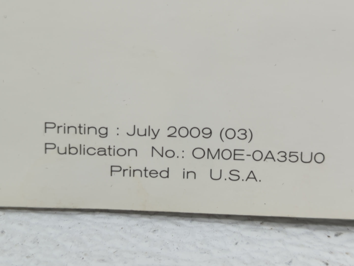2010 Nissan Maxima Owners Manual Book Guide OEM Used Auto Parts - Oemusedautoparts1.com