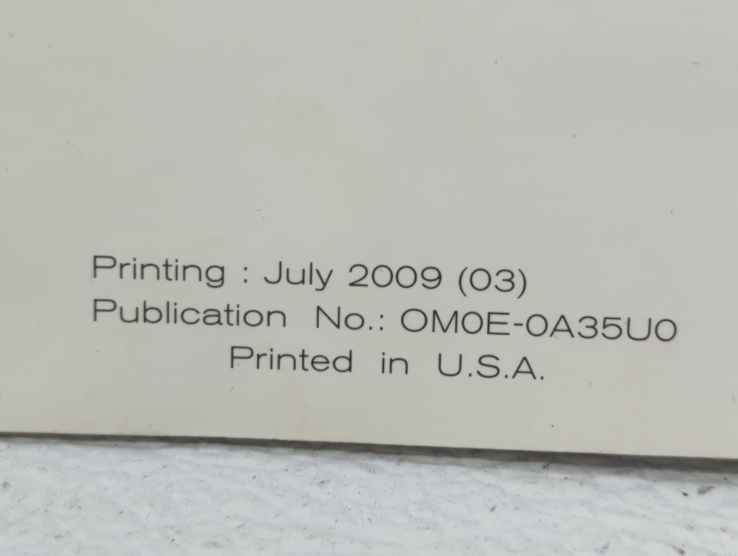 2010 Nissan Maxima Owners Manual Book Guide OEM Used Auto Parts - Oemusedautoparts1.com