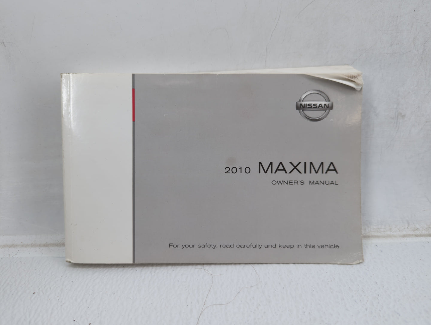 2010 Nissan Maxima Owners Manual Book Guide OEM Used Auto Parts - Oemusedautoparts1.com