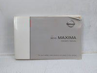 2010 Nissan Maxima Owners Manual Book Guide OEM Used Auto Parts - Oemusedautoparts1.com
