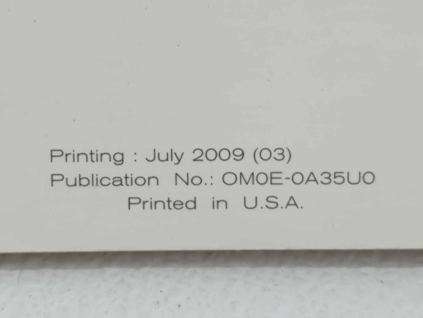 2010 Nissan Maxima Owners Manual Book Guide OEM Used Auto Parts - Oemusedautoparts1.com