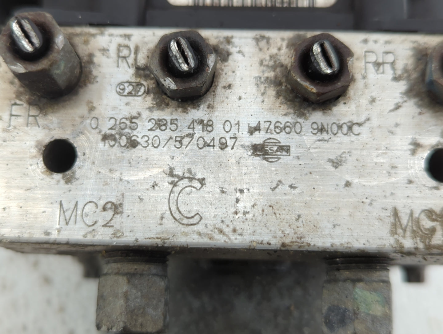 2009-2010 Nissan Maxima ABS Pump Control Module Replacement P/N:47660 9N00C 476609N00C Fits Fits 2009 2010 OEM Used Auto Par