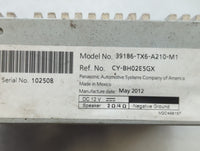2010-2011 Nissan Maxima Radio AM FM Cd Player Receiver Replacement P/N:25915 ZX74A 25915 ZX72C, 2591A ZX77D Fits Fits 2010 2