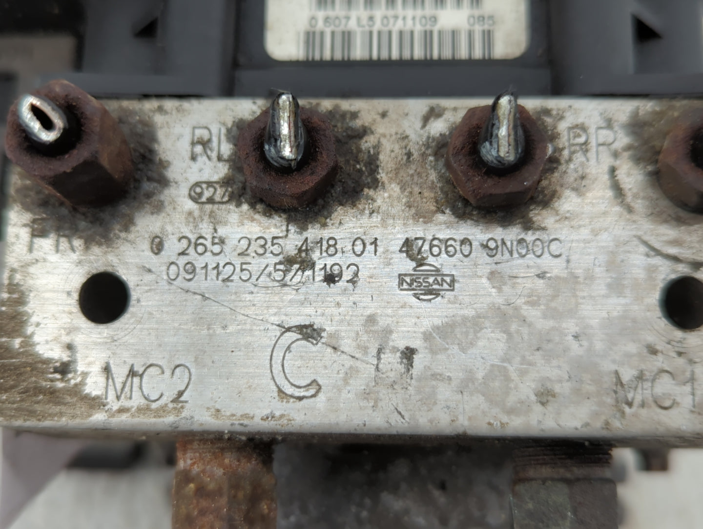 2009-2010 Nissan Maxima ABS Pump Control Module Replacement P/N:47060-9N00C Fits Fits 2009 2010 OEM Used Auto Parts - Oemuse