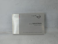 2010 Nissan Maxima Owners Manual Book Guide P/N:OM0E-0A35U0 OEM Used Auto Parts - Oemusedautoparts1.com